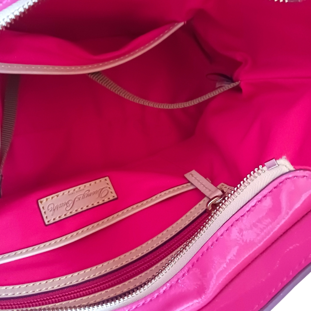 Dooney & Bourke Patent Hobo Bag-w Original Tags& Reg Card -EUC $348 Retail - Picture 9 of 13